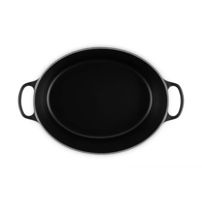 Le Creuset Signature 13,9 L ovaal zwart