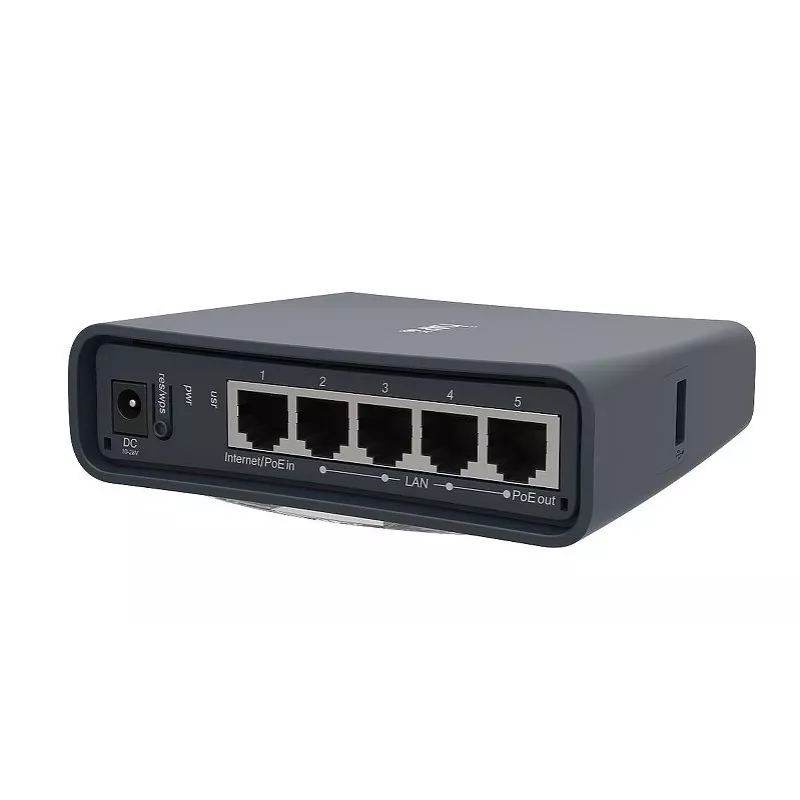 Mikrotik hAP ac lite tower zwart Power over Ethernet (PoE)