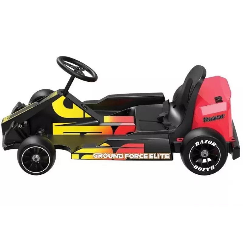 Razor Ground Force Elite - elektrische kart, zwart en rood