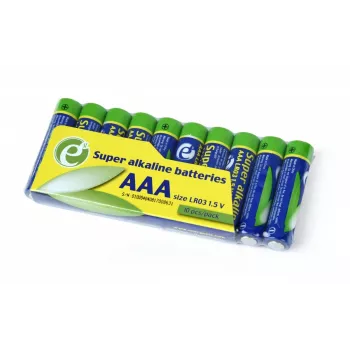 GEMBIRD Super Alkaline AAA-batterijen 10-pack