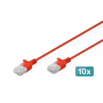 Digitus DK-1618-010S-R-10 Ethernet-patchkabel rood