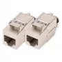 Digitus Cat.8.I Keystone-module afgeschermd, gereedschapsloos, stofkap, 2 stuks