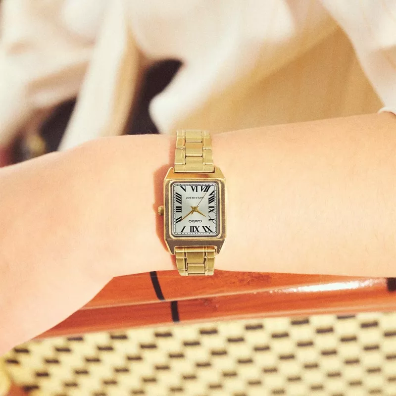 CASIO LTP-V007G-9BUDF dames analoog horloge, goud