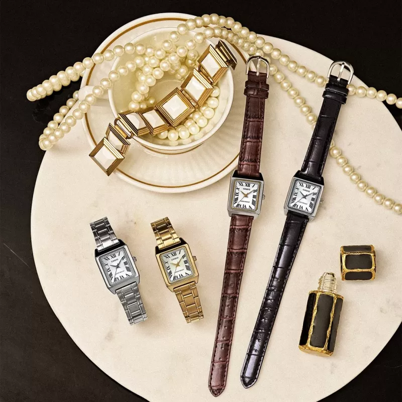 CASIO LTP-V007G-9BUDF dames analoog horloge, goud