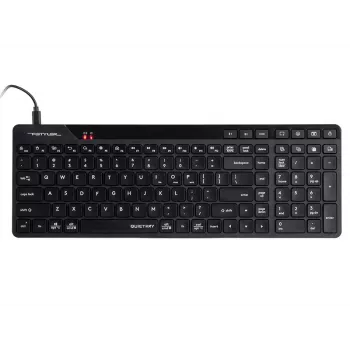 A4Tech Fstyler FBK27C AS 2,4GHz+BT stille toetsenbord, zwart