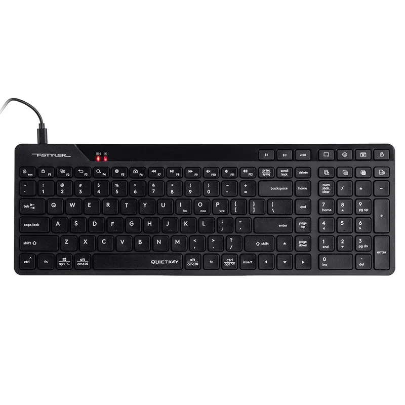 A4Tech Fstyler FBK27C AS 2,4GHz+BT stil toetsenbord, zwart