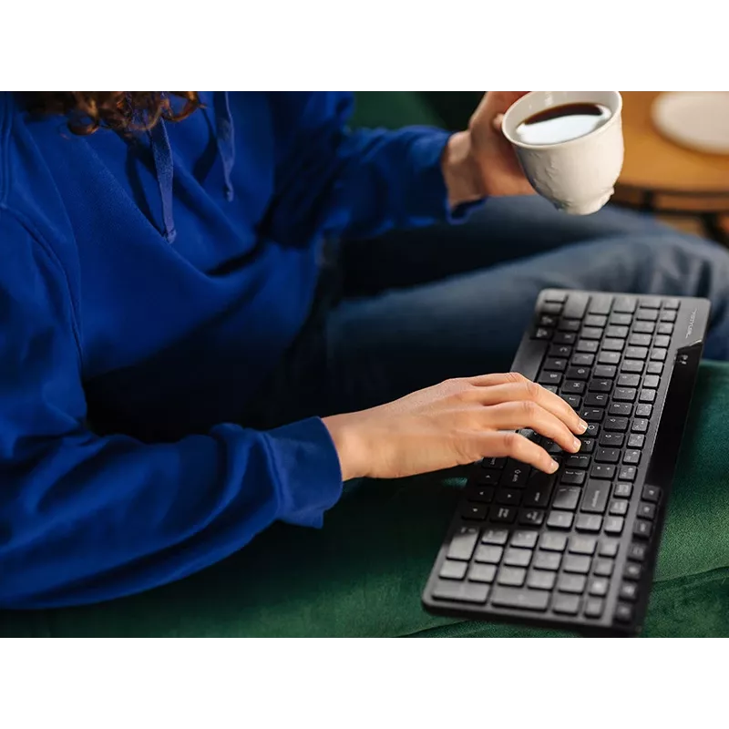 A4Tech Fstyler FBK27C AS 2,4GHz+BT stil toetsenbord, zwart