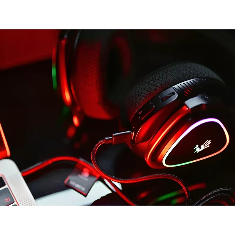 A4Tech 47751 Bloody MR710 RGB gaming draadloze headset, zwart