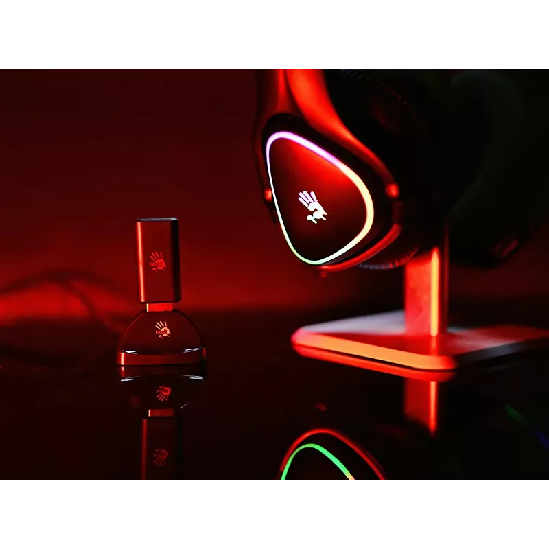 A4Tech 47751 Bloody MR710 RGB gaming draadloze headset, zwart