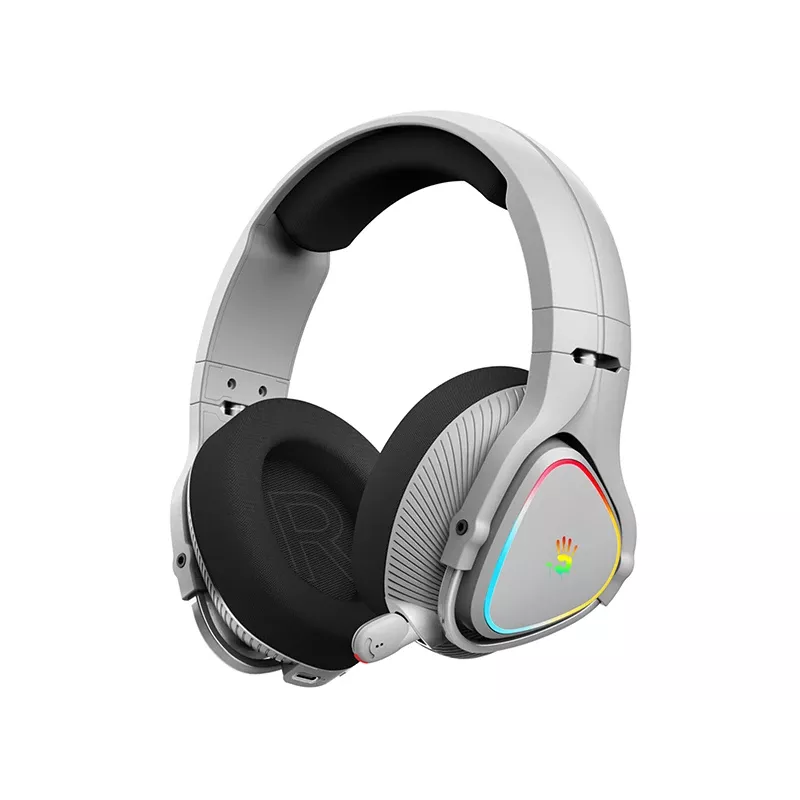 A4Tech 47752 Bloody MR710 RGB gaming draadloze headset, grijs