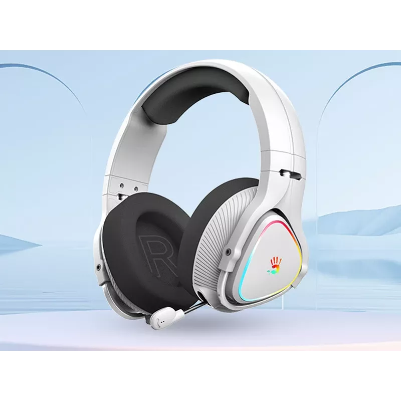 A4Tech 47752 Bloody MR710 RGB gaming draadloze headset, grijs