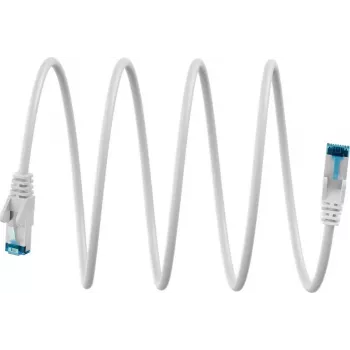 Goobay ultra-flexibele CAT 6A patchkabel S/FTP (PiMF), wit (79320)