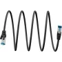 Goobay Ultra-Flexibele CAT 6A Patchkabel S/FTP (PiMF), zwart (79413)