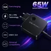 GaN 65W oplader USB-C PD PPS 5V 21V 3A 3.25A
