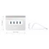 Hub CB-H5 USB aluminium | 4x USB 3.0 | 5 Gbit/s