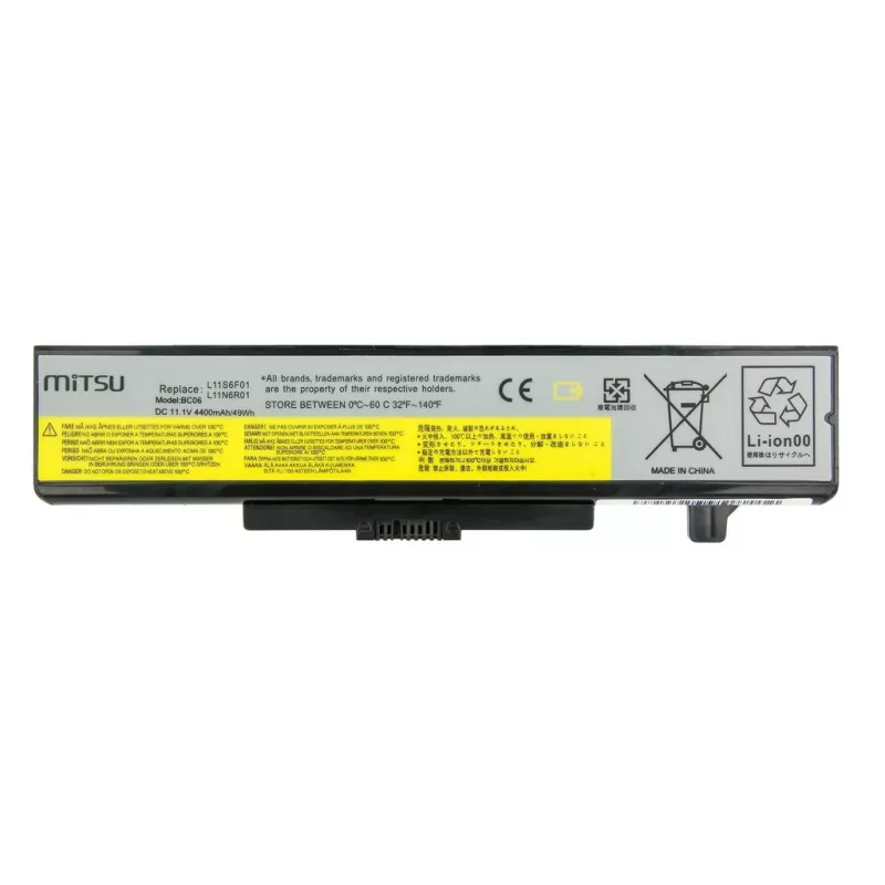 Accu voor Lenovo IdeaPad Y480 4400 mAh (49 Wh) 10,8 - 11,1 Volt