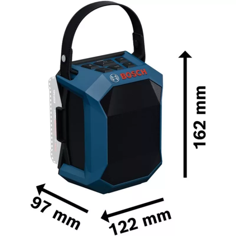 Bosch 06014A7001 power adapter blauw