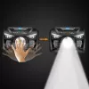 Montis accu hoofdlamp met sensor MT001 zwarte hoofdband zaklamp LED