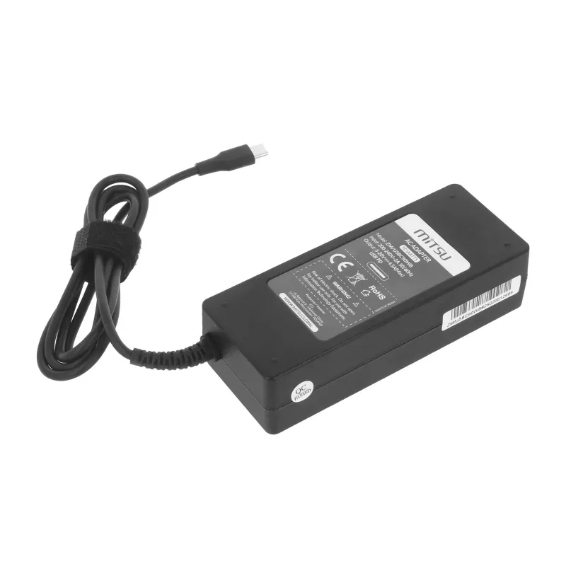 Laptopvoeding 90W USB-C 5V-9V-12V-15V/3A, 20V/4.5A PD