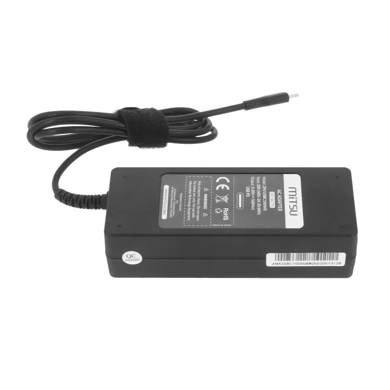 Laptopvoeding-adapter 100W USB Type-C USB-C 5V-9V-12V-15V/3A, 20V/5A PD