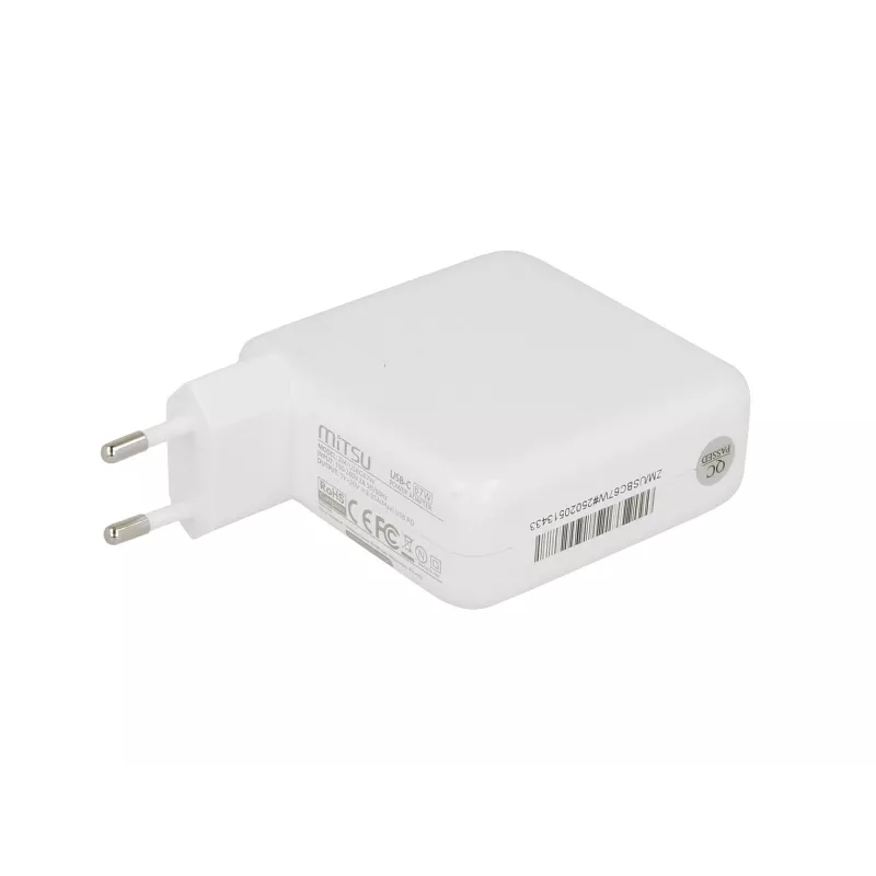 Laptopvoeding 67W USB-C 5V-9V-12V-15V/3A, 20V/3.35A PD