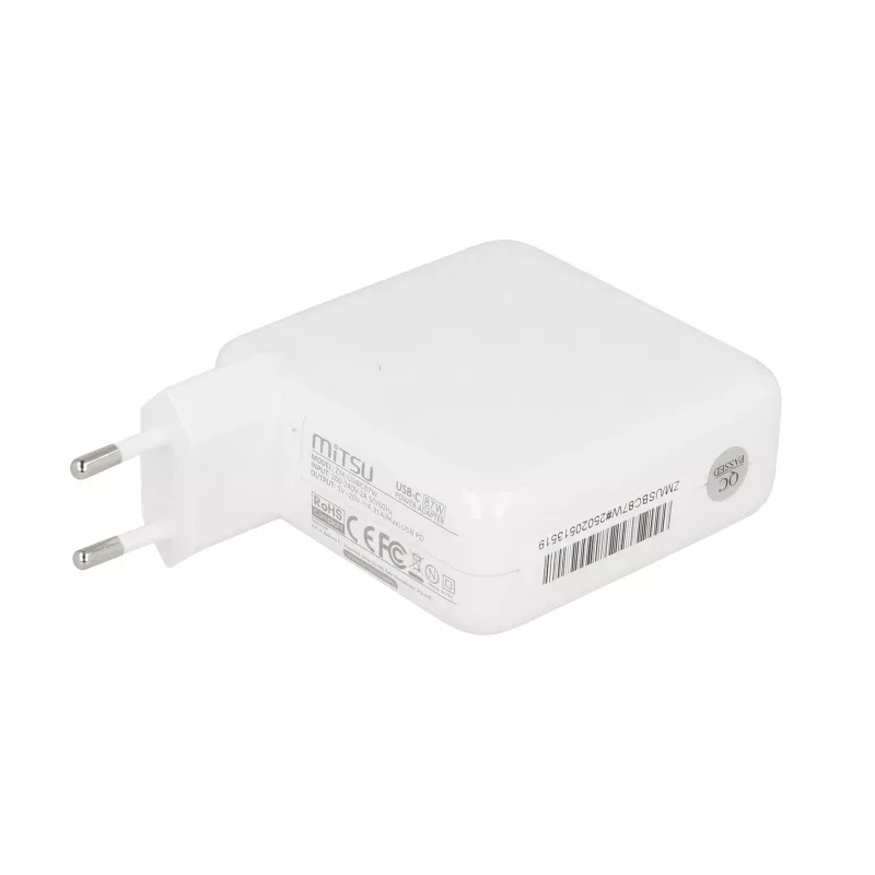 Laptopvoeding 87W USB-C 5V-9V-12V-15V/3A, 20V/3,25A, 20,2V/4,3A PD