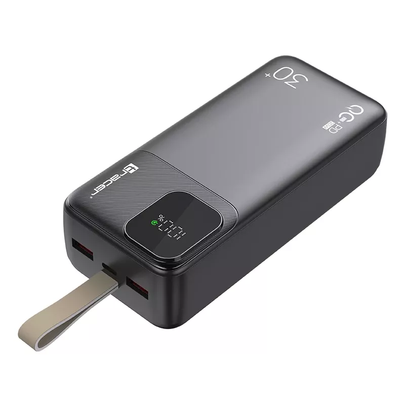 Tracer 47824 Prime-V3 30000mAh QC22.5W+PD20W powerbank, zwart