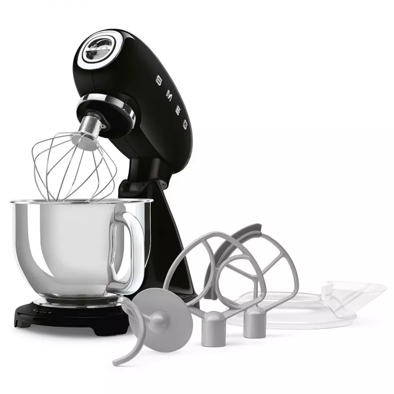 Smeg keukenmachine SMF05BLEU, 4,8 L, 1000 W, zwart