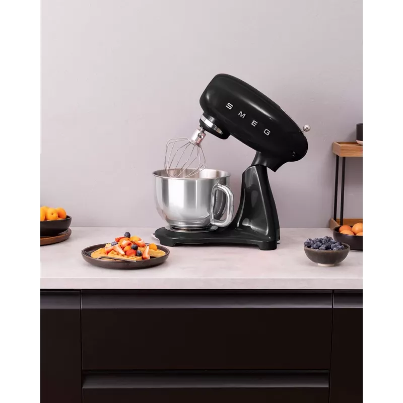 Smeg keukenmachine SMF05BLEU, 4,8 L, 1000 W, zwart