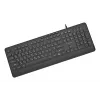 Toetsenbord Multimedia USB CYRILL/SCHWARZ KB-MCH-05-CYRL Gembird