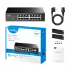 Cudy FS1016 netwerkswitch Fast Ethernet (10/100) zwart