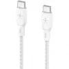 Kabel USB-C naar USB-C 100 W 3 m wit