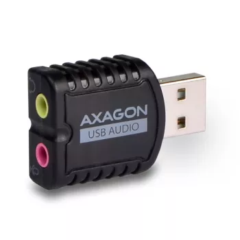 AXAGON ADA-10, USB 2.0 Stereo-audio-mini-adapter