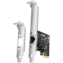Axagon Gigabit Ethernet PCI-Express netwerkkaart met nieuwe versie van de Realtek-chipset RTL8111L.
