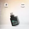 AXAGON ADE-MINIC USB-C 3.2 Gen 1 Gigabit Ethernet-miniadapter, zwart