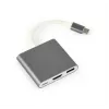 Gembird A-CM-HDMIF-02-SG USB-grafische adapter 3840 x 2160 pixel grijs