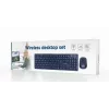 Gembird KBS-WCH-03 draadloze toetsenbord-muisset, zwart