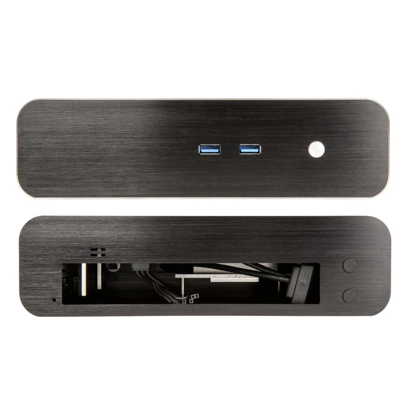 Akasa Euler S ventilatorloze Thin-Mini-ITX-behuizing, OEM – zwart