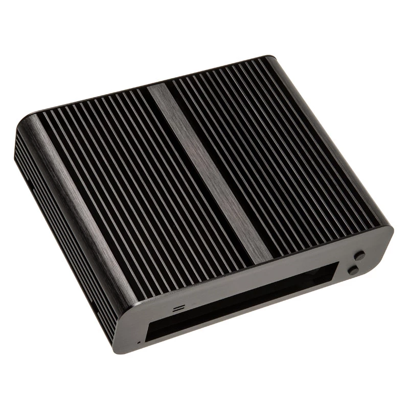 Akasa Euler S ventilatorloze Thin-Mini-ITX-behuizing, OEM – zwart