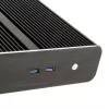 Akasa Euler S ventilatorloze Thin-Mini-ITX-behuizing, OEM – zwart