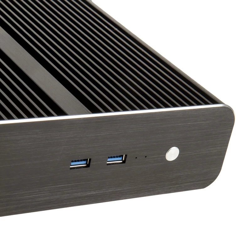 Akasa Euler S ventilatorloze Thin-Mini-ITX-behuizing, OEM – zwart