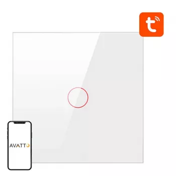 Slimme lichtschakelaar ZigBee Avatto ZTS02-EU-W1 1 way TUYA (wit)