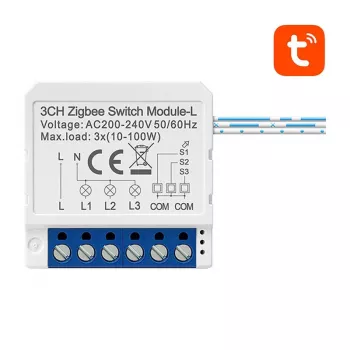 Slimme schakelmodule ZigBee Avatto LZWSM16-W3 zonder nuldraad TUYA