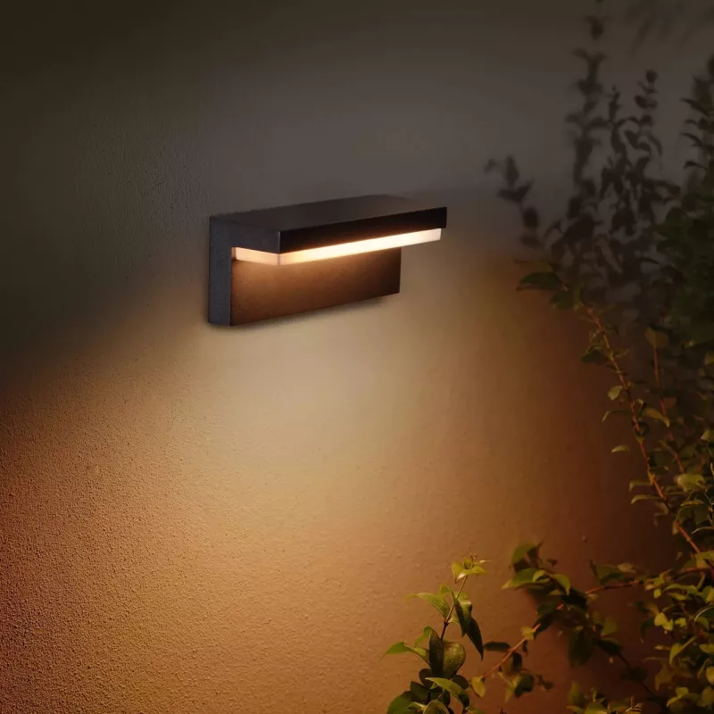 Philips Hue Nyro White & Cool Amb. wandlamp 1000lm zwart