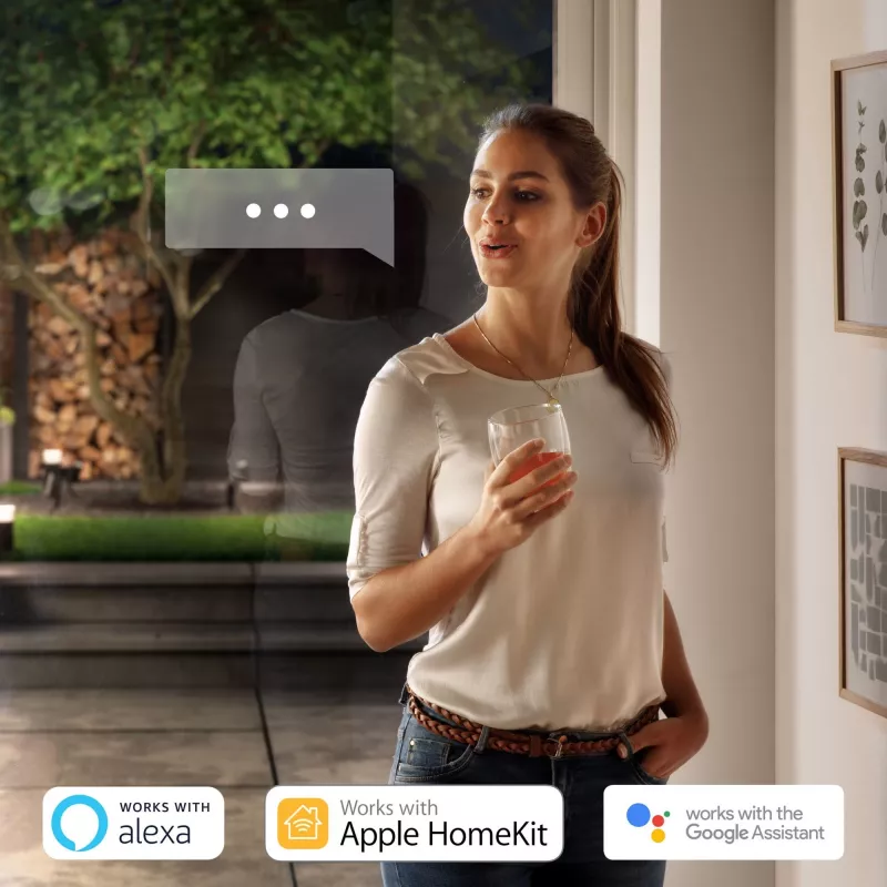 Philips Hue Nyro White & Cool Amb. wandlamp 1000lm zwart