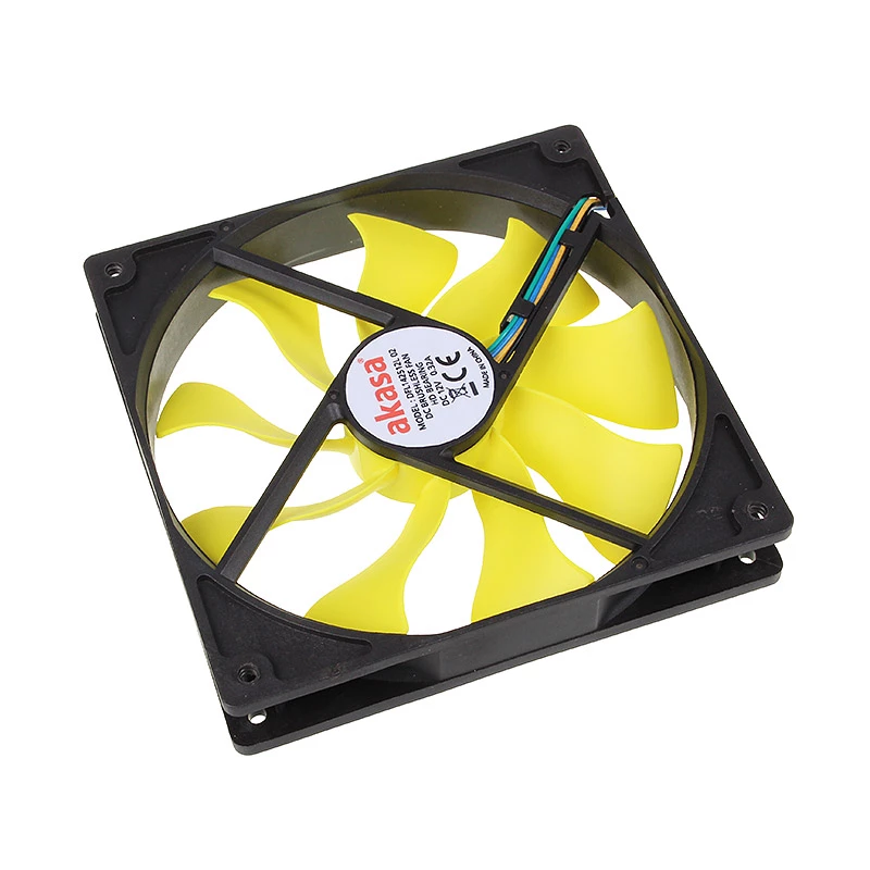 Akasa Viper PWM-ventilator, geel - 140 mm