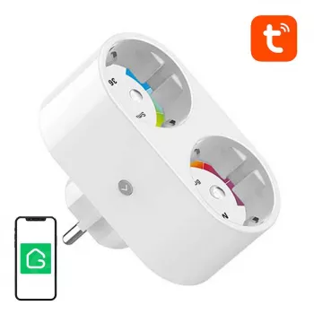 Dubbele slimme stekker WiFi Gosund SP211 3500W, Tuya
