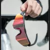 Rockbros 189114 gepolariseerde fietsbril met UV-bescherming en sterkte-inzet, grijs
