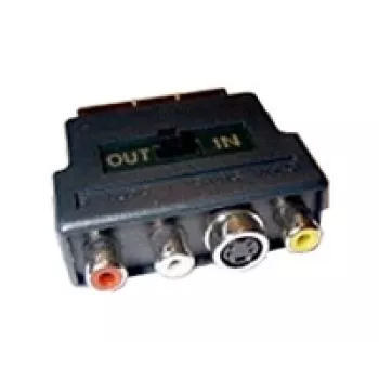 Adapter EURO/SVHS-3RCA (cinch)