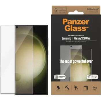 PanzerGlass Ultra-Wide Fit Sam S23 Ultra S918 schermbescherming 7317 met applicator